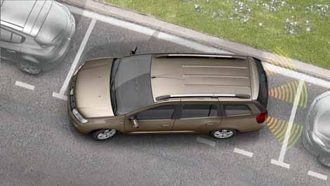 Nesagraujama drošība Aizmugures parkošanās attāluma vadība: brīdina vadītāju par šķēršļiem, kas