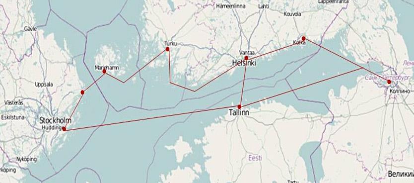 Tādās ostās kā Stokholma, Rīga un Tallina ceļotāji uzturas ilgāk, veicot vietējos apskates izbraucienus (ekskursijas).