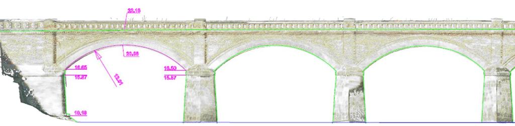 Kuldīgas tilts (2007) un citi kultūrvēsturiskie objekti Galveno kontūru vai detalizētu mezglu izzīmēšana;