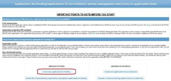 eu/cas/eim/external/register.cgi 2) Reģistrācija Participant portālā: http://ec.europa.