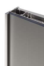 Durvju profili Door profiles Durvju profili ir no vieglmetāla alumīnija materiāla, kas durvju rāmi padara vieglāku un
