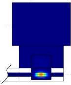 Analysis with thermochemical sub-model The thermochemical analysis means determination of the temperature and degree of cure fields in the composite material travelling in the pultrusion die.