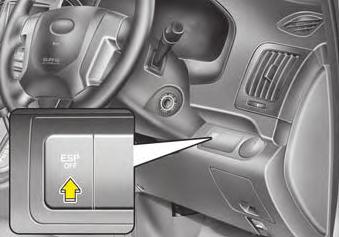 Braukšana ar jūsu automašīnu Kreisās puses stūres vadība Labās puses stūres vadība otq057010l otq057010r e070500aun-ee Elektroniskā stabilitātes programma (ESP) (ja automašīna attiecīgi aprīkota)
