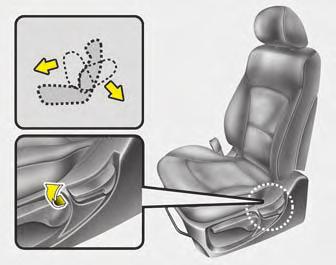 Jūsu automašīnas drošības iezīmes otq037003 c010102aun Sēdekļa atzveltnes lenķis Lai atgāztu sēdekļa atzveltni, rīkojieties šādi. 1.
