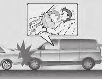 Jūsu automašīnas drošības iezīmes BRĪDINĀJUMS Nesitiet pa vietām, kur novietoti drošības spilveni vai to sensori, kā arī neļaujiet pret tām triekties jebkāda veida priekšmetiem.