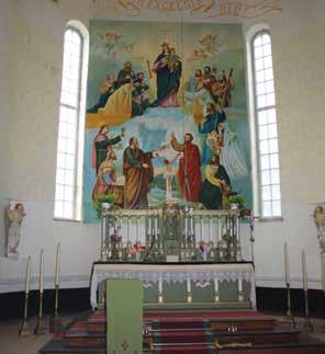 15. The Gudenieki St John the Baptist Roman Catholic Church was built between 1930 and 1947.