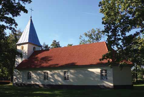 19. The Jūrkalne Catholic Church, according to legend, was washed into the sea because of collapsing shores along with other buildings and the old road.