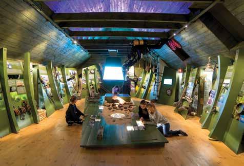 21. The Storm Museum is in the Community Centre and features an exhibition which visualises the subterranean world - the deck of a ship that has sunk into the sea.
