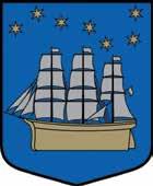 The Coat of Arms of the Alsunga Administrative District The Coat of Arms of the The Coat of Arms of the