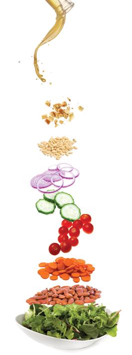 Kraukšķīgumu var iegūt, pievienojot granātābola sēkliņas, grauzdētas sezama sēklas vai linsēklas. Pievieno ķiplokus, papriku, brokoļus, spinātus, sīpolus un garšvielas.