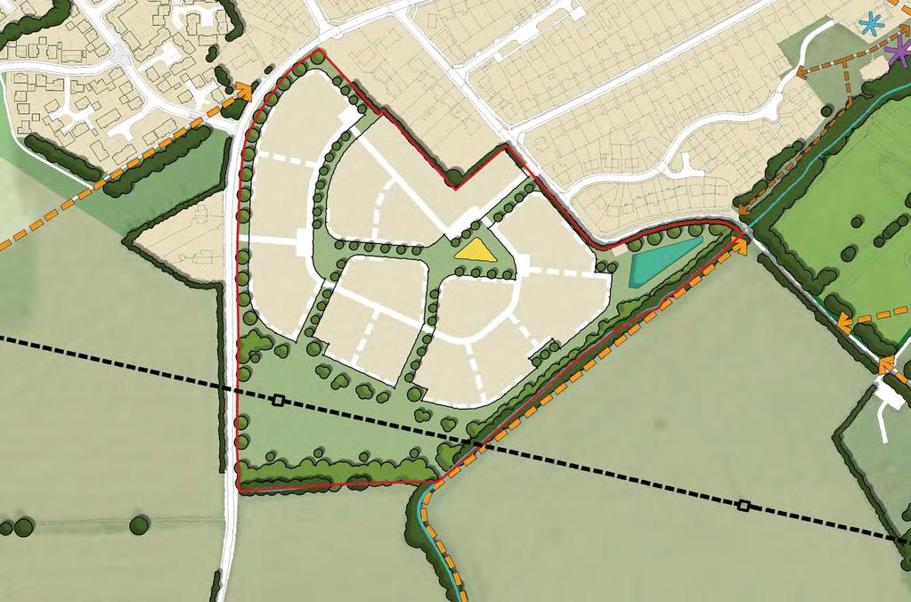 0 THE FRAMEWORK Design Principles Avenue P New Residential Development: Edgecomb Park Phase St Mary s Church Hall Wright Close Hillside. Combs Wood Drive.0 Ha.0 Ha Church Meadow Nature Reserve. PS 0.