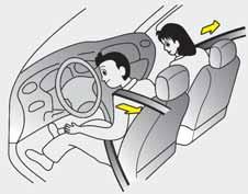Automobiļa drošības sistēma OMG035300 C020200APB Droðîbas jostu spriegoðanas ierîce (ja ir aprîkota) Jûsu automobilis ir aprîkots ar vadîtâja un priekðçjâ pasaþiera droðîbas jostu spriegoðanas