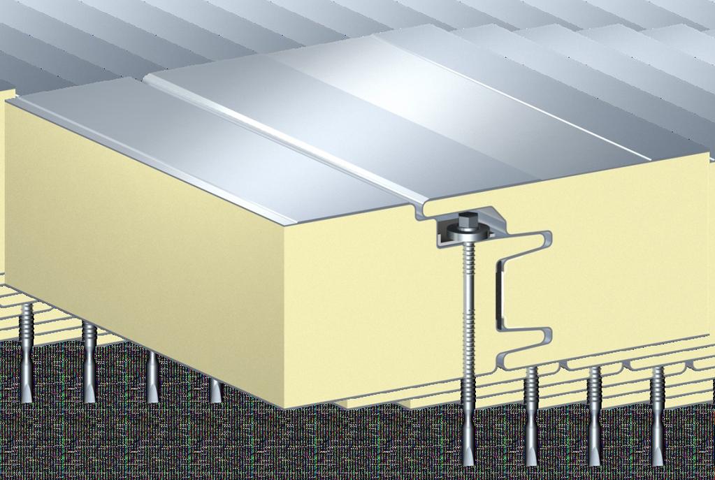IzoGold Sienas panelis ar neredzamu savienojumu 1080 or 1000 Profilējums ar unikālu virsmas dizainu. Slēptais stiprinājums fasādei piešķir viendabīgu izskatu.