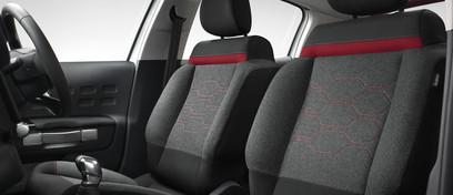 Citroën C3 sēdekļi ir tapuši rūpīgas izstrādes un liela darba apjoma rezultātā.