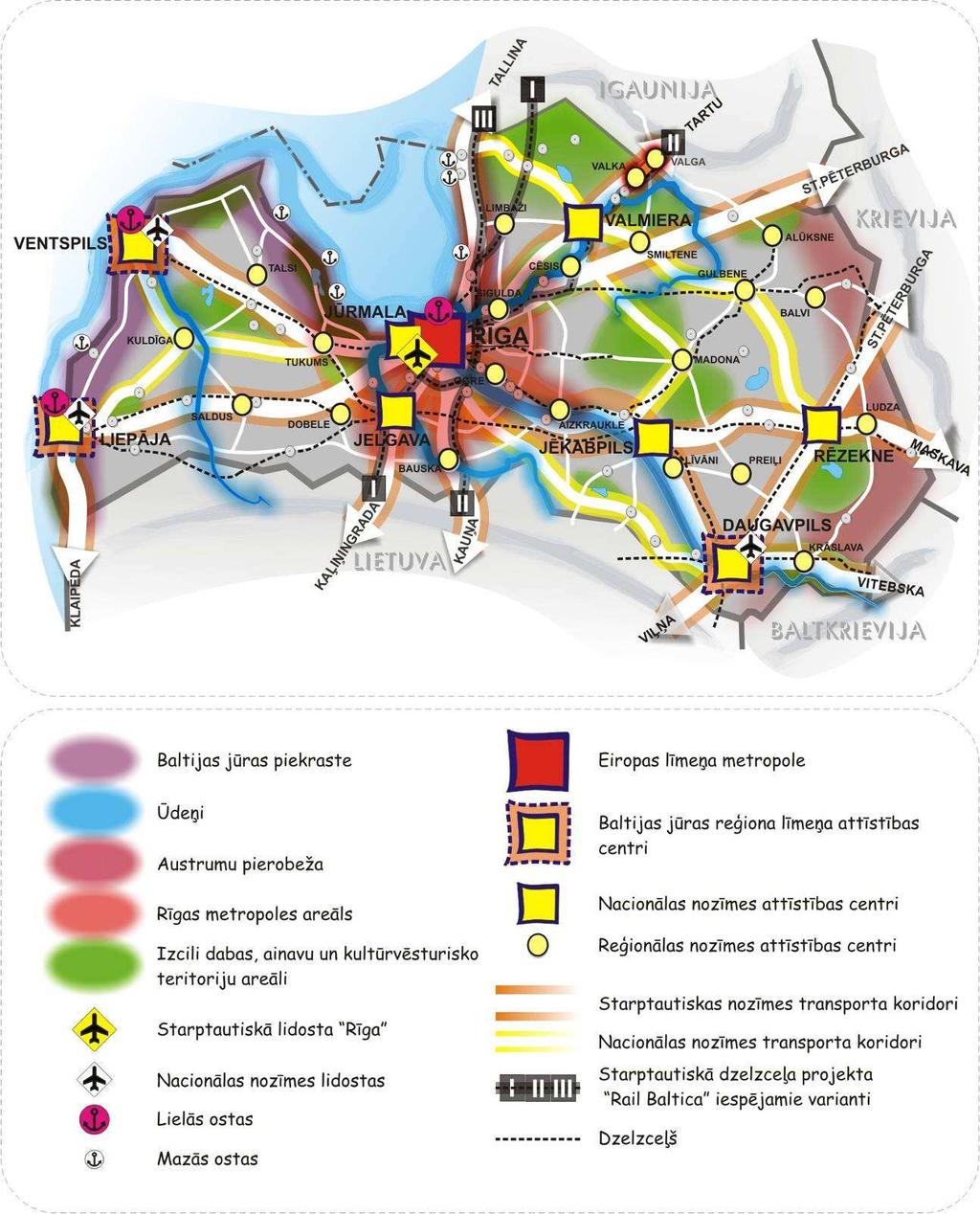 Pierīgas attīstības centru stiprināšana vienlaikus ierobežos nekontrolētas suburbanizācijas procesus Rīgas aglomerācijā.