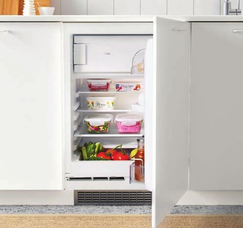 KYLIG Tilpums litrs Vienotam virtuves interjeram ieteicams izvēlēties ja u ledusskapi un saldētavu kas paslēpti aiz tādām pašām durvīm kādas ir virtuves iekārtas skapīšiem.