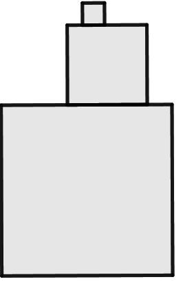 6. klase 1. Doti trīs kvadrāti ar laukumiem attiecīgi 1 m 2, 4 m 2 un 9 m 2. Kvadrāti salikti viens virs otra tā, kā parādīts 1. att. Aprēķini iegūtās figūras perimetru! 1. att. 2. Atrodi skaitļa 1 3 + 3 3 + 5 3 + + 101 3 pēdējo ciparu!