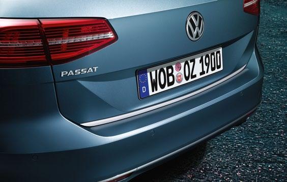 Oriģinālie aksesuāri 06 Hroma imitācijas uzlika Žilbinošs nobeigums Volkswagen oriģinālā hroma imitācijas aizmugures apdare bagāžas nodalījuma