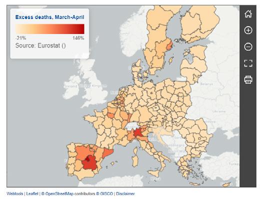 Gadskārtējais ES reģionālais un vietējais barometrs Pandēmijas asimetriskā ietekme uz reģionālajām un vietējām veselības aprūpes sistēmām Cīņa par slimnīcas gultasvietām: Covid liecina, ka
