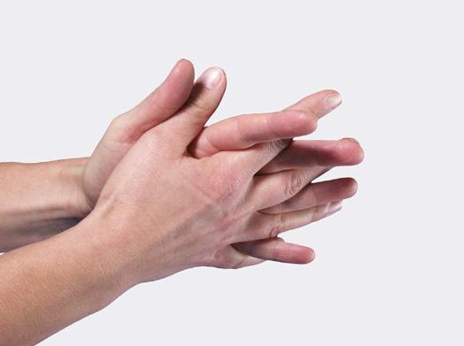 Mēs iesakam: izmantojiet roku kopšanas līdzekļus, kas satur dezinfektantu! (izņemot gadījumos, kad rokas ir kontaminētas).