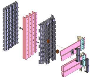 Sadales iekārtas uzbūve MNS sadales iekārta sastāv no atsevišķiem iekārtu, kopņu un kabeļu nodalījumiem.