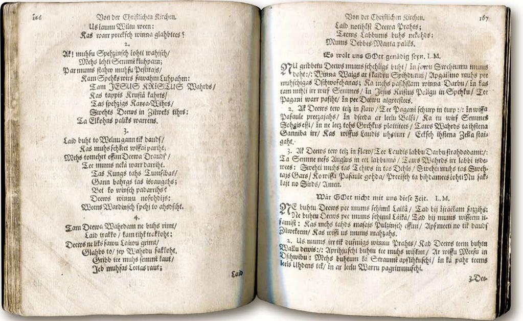 K. Fīrekers. Dievs Kungs ir mūsa stipra pils (1685?) Lettische Geistliche Lieder und Collecten.