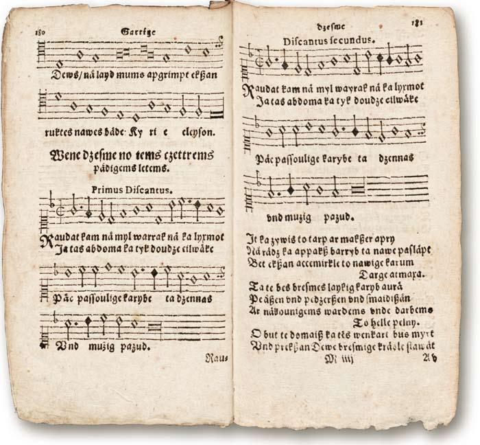 5 III. [Anon.] Viena dziesma no tām četrām pēdīgām lietām (1621) Geistliche Catholische Gesänge. Braunsberg, 16
