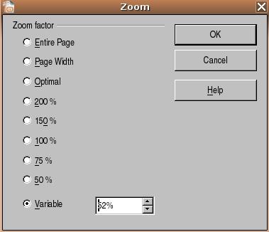 2.1. Izmantot tālummaiņas līdzekļus Tālummaiņu var veikt, lietojot: standartrīku joslas sarakstu (Zoom), kurā var mainīt slīdu attēlošanas mērogu ekrānā un izvēlēties skatu Variable (mēroga