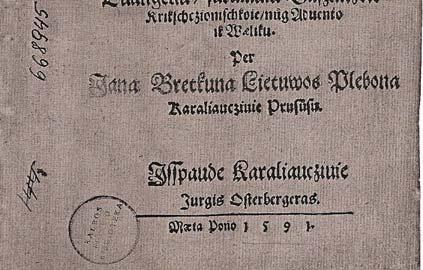 Tika aizsākta daudzu manuskriptu gatavošana, kas noslēdzās dzīves nākamajā posmā. No 1587. g. pēc Vilenta nāves Bretkūnu nozīmēja par mācītāju Kēnigsbergas lietuviešu draudzē.