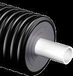 0.0 7.0 0 0.78 Uponor Ecoflex Varia Single PN 6 cauruļvadu sistēma Artikuls Nesošā caurule d x s DN Apvalkcaurule d Liekšanas rādiuss Svars [kg/m] Maks. garums rullim U-vērtība [W/K m ] 080 x. 0 90 0.