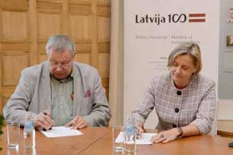 augustā Ārlietu ministrijā tika parakstīts Ārlietu ministrijas, Labklājības ministrijas, Veselības ministrijas un biedrības «Latvijas Sarkanais