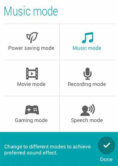 Audio Wizard Ar lietojumprogrammu Audio Wizard varat pielāgot ASUS planšetdators skaņas režīmus, lai iegūtu dzidrāku skaņu, kas atbilst pašreizējām lietošanas vēlmēm.