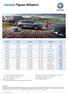 Jaunais Tiguan Allspace Modelis Līnija Dzinējs Jauda Transmisija Сena Kods Tips Tips kw / Zs Tips EUR ar PVN BW226X Trendline 2.0 TDI SCR 110 / 150 6M