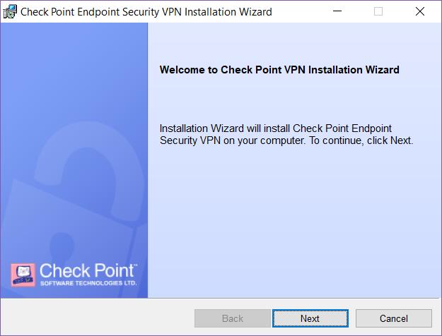 CheckPoint Endpoint VPN Lai pieslēgtos pie LDz iekšējiem IT resursiem, no datoriem, kuri izmanto Windows operacionālās sistēmas, ir nepieciešam izmantot CheckPoint Endpoint