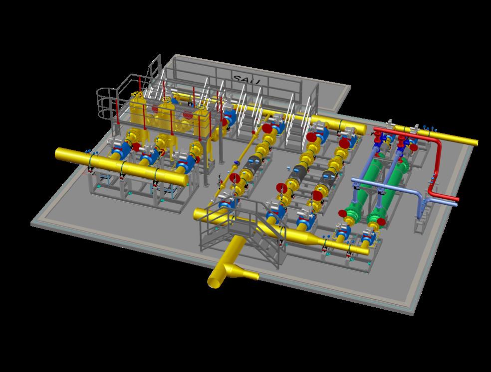 Gāzes sagatavošanas punkts Verhņijtagilas valsts rajona elektrostacijā SKATĪTIES 3D