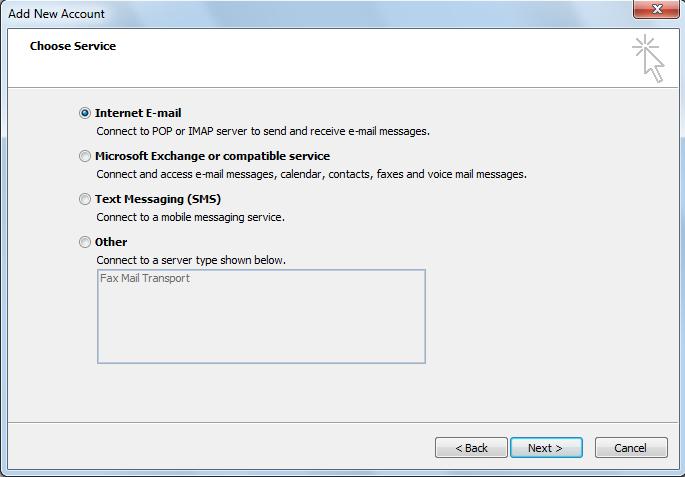 režīms Microsoft Outlook 2010 programma tiks