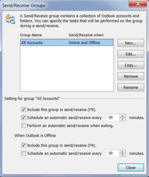 Microsoft Outlook 2010 papildus Advanced parametru uzstādīšana File Options Outlook Options