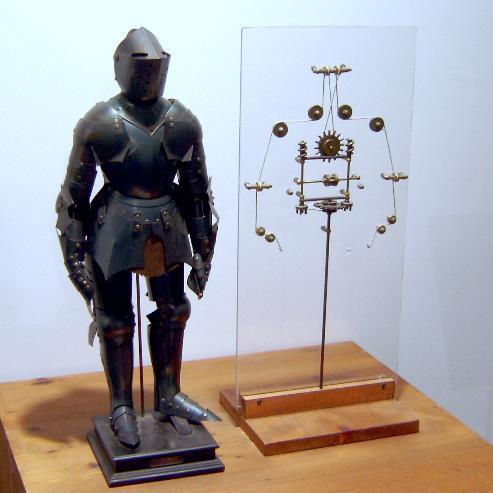 Robotikas vēsture Viduslaiki Vispopulārākie bija automātiskie pulksteņu mehānismi un cilvēku