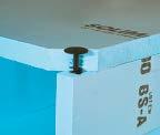 mīkstajiem jumta segumiem vai izolācijas paneļiem Croco-512 stiprinājumi tiek izmantoti jumta seguma, izolācijas un akustisko paneļu stiprināšanai pie gāzbetona (Siporex) vai vieglbetonam (Leca)