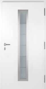 Visi durvju motīvi ir pieejami ar noapaļotas formas kārbu, kā arī ar sānu apdares ar minētajām Decograin dekoratīvām virsmām, durvju iekšpuse augstas izturības baltā krāsā RAL 9016 pēc vēlēšanās arī