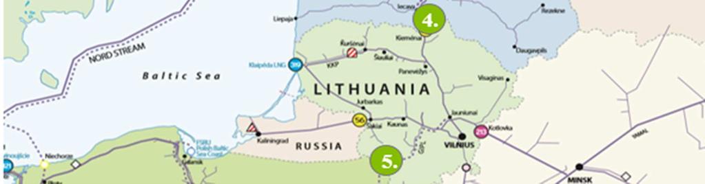 715/2009, Austrumbaltijas reģions ir noteikts par vienu no Eiropas Savienības prioritārajiem koridoriem.