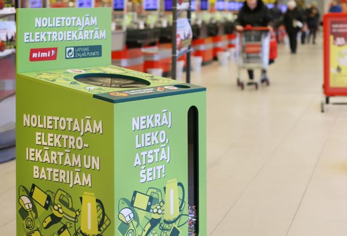 Jau daudzus gadus Rimi sadarbojas ar Latvijas Zaļo punktu, lai savāktu izlietoto iepakojumu otrreizējai pārstrādei.