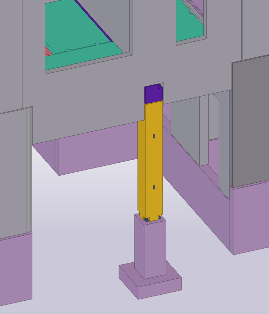 Kolonnas 3D modelis parādīts 2.5.2.2. attēlā. 2.5.2.2. att. Kolonnas 3D modelis.