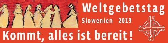 GOTTESDIENSTE/ KIRCHENMUSIK Der Weltgebetstag der Frauen wird in Deutschland 70 Jahre alt! Alljährlich wird er am ersten Freitag im März also in diesem Jahr am 1. März rund um den Globus gefeiert.