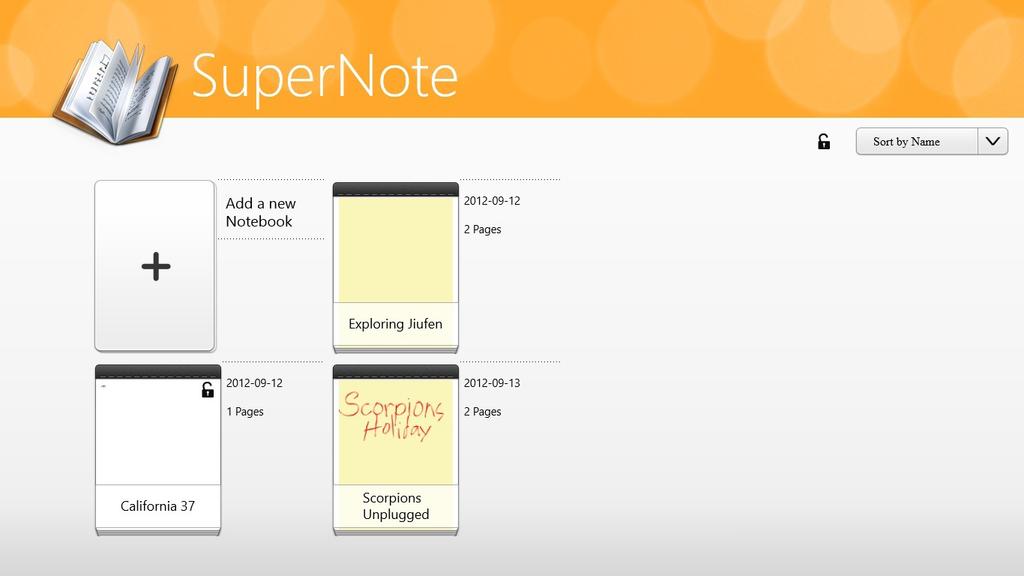 SuperNote SuperNote ir viegli lietojama lietotne, kurā var pierakstīt piezīmes, zīmēt, uzņemt un ievietot fotoattēlus un ierakstīt skaņu un videoklipus interaktīvākai funkcionalitātei.
