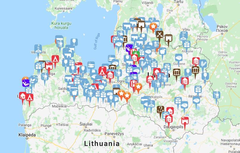Karte: Atvērtās dienas laukos 2020 dalībnieki Mums ir izdevies iegūt atsauksmes par pasākumu no 175 Latvijas saimniecībām.
