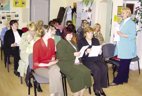 Resursu centra atklāšana un mentoringa seminārs Latgalē, Preiļos, 2005.