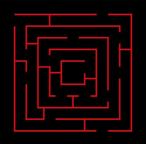 1. Fiziskās aktivitātes. Pārvietošanās 15., 16. attēls. Labirintu piemēri pārvietošanās vingrinājumiem. (I. Bulas-Bitenieces foto) Papildu informācijas avotu piemēri 1. Karlovska, R.