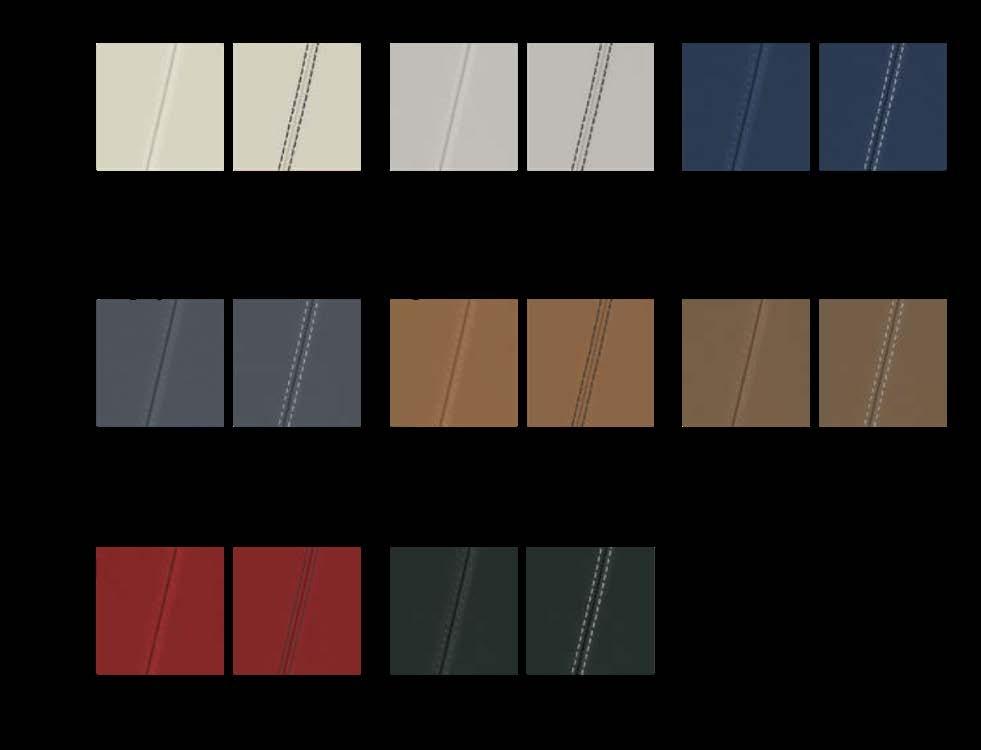 Audi exclusive cenu lapa Audi exclusive ādas pamatkrāsas Alcantara: Iespējams izvēlēties krāsu no Audi