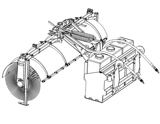 Modeli darbina divi tiešās piedziņas hidrauliskie motori; tie ir paredzēti plūsmas apjomam no 70 līdz 200 l/min.